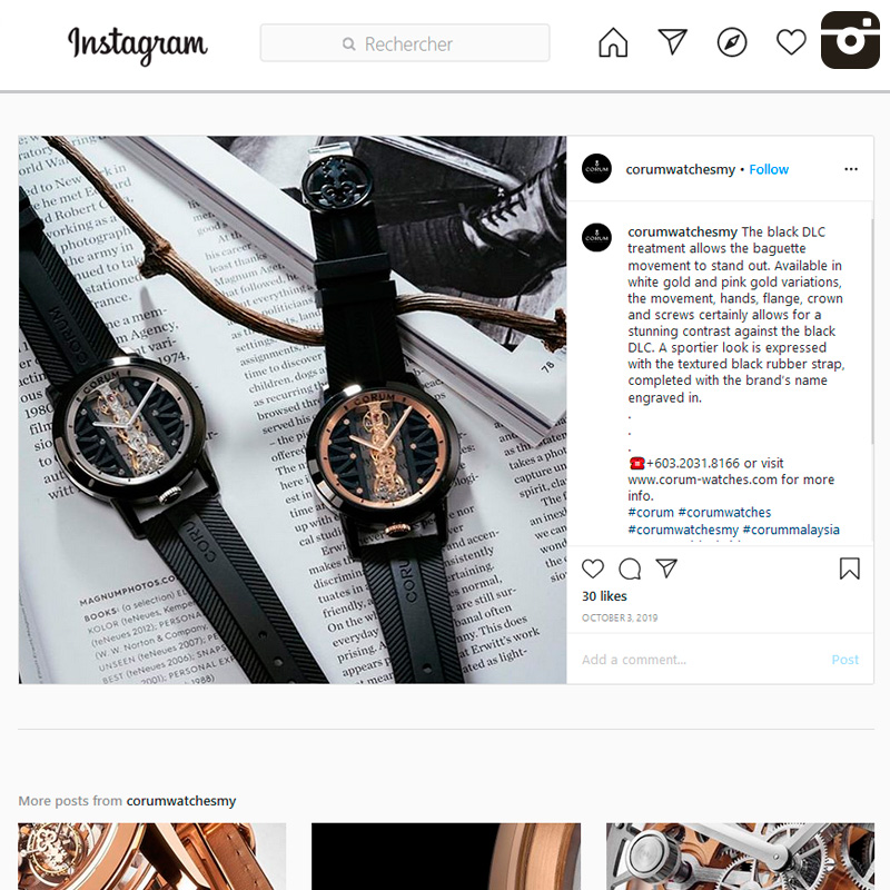 Watch : Golden Bridge, 43 ( A sportier look is expressed with the textured black rubber&hellip; )