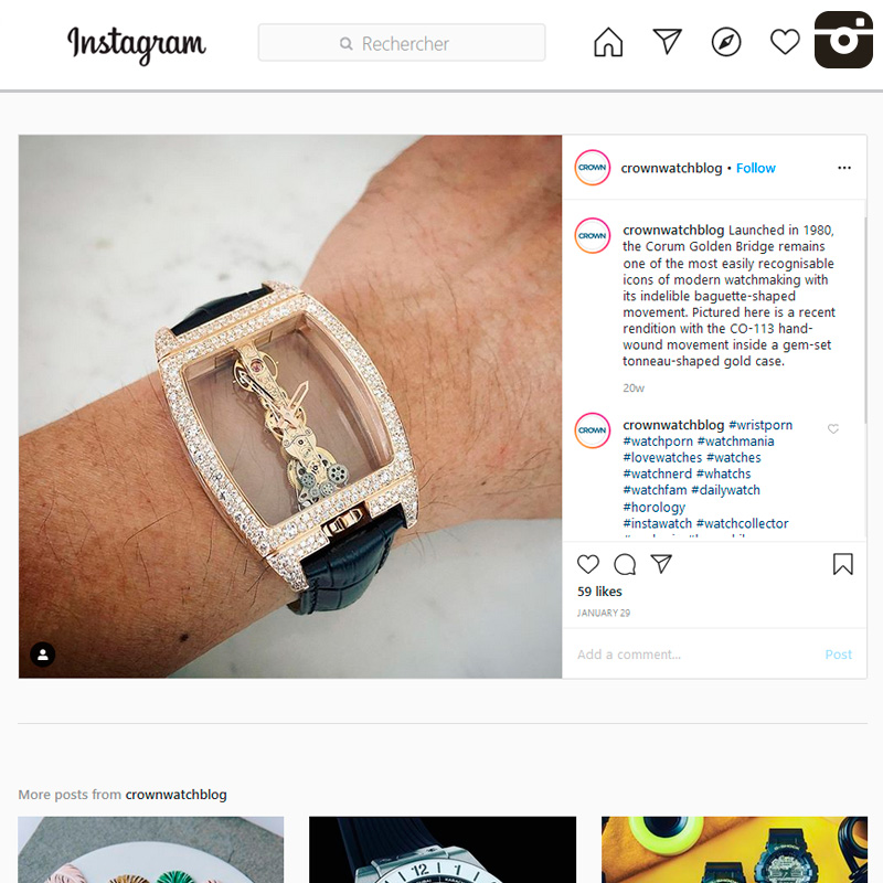 Watch : Golden Bridge, Classic ( Launched in 1980, the Corum Golden Bridge remains one of&hellip; )