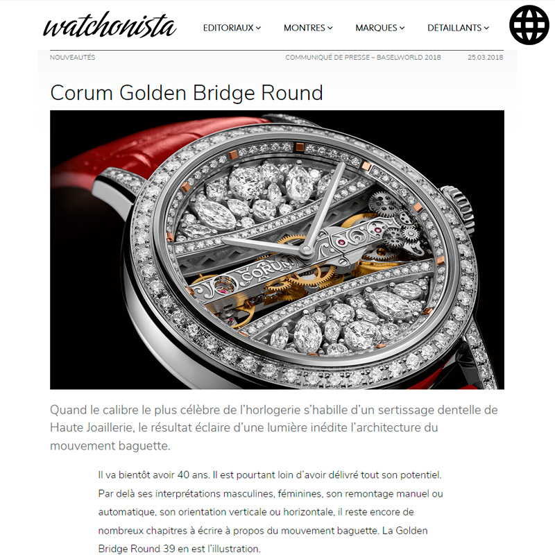 Watch : Golden Bridge, B313_04278 ( Corum Golden Bridge Round )