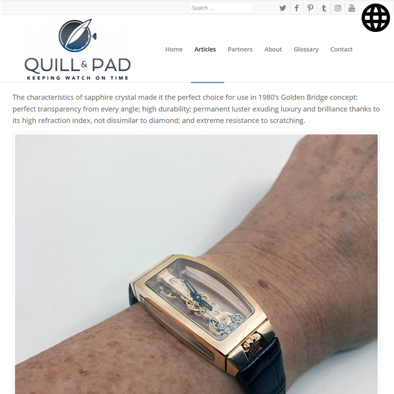Watch : Golden Bridge, Classic ( Corum Celebrating 65 Years Of Avant Garde History In 2020&hellip; )